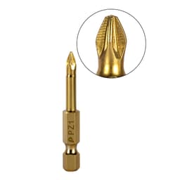 Бита отверточная ПРАКТИКА Эксперт PZ1×50 мм TiN 4