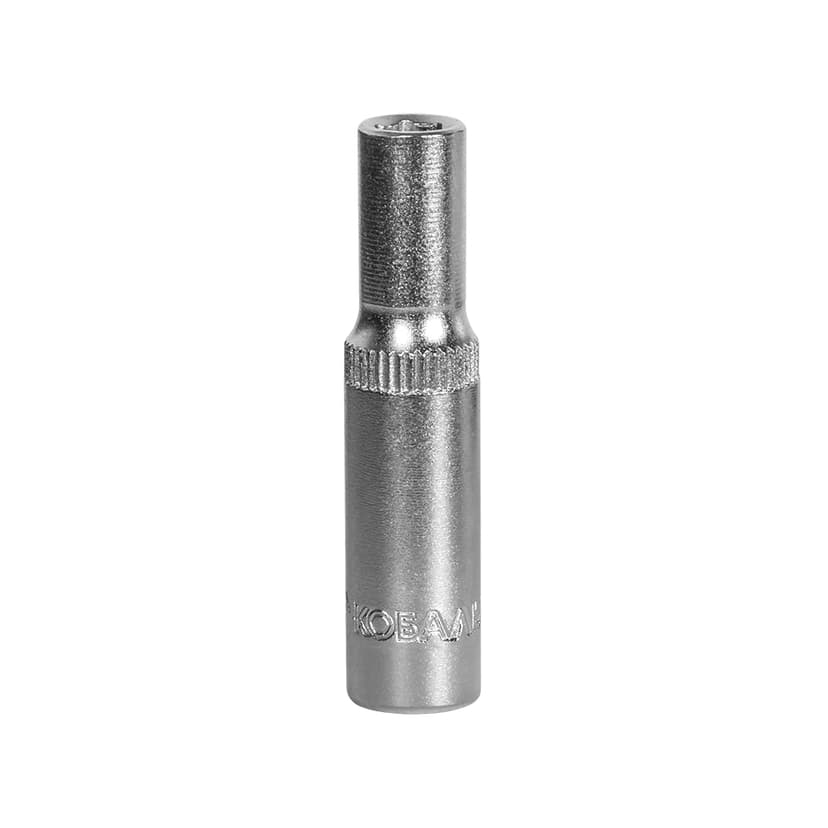 Головка торцевая глубокая КОБАЛЬТ 1/4" 5.5 мм, Cr-V 1