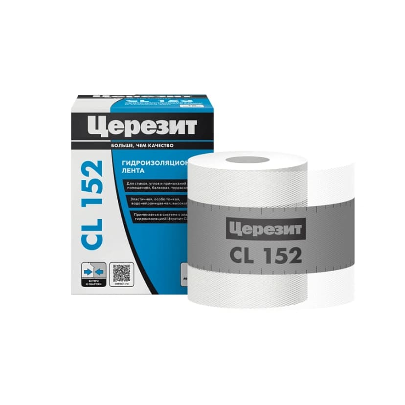 Набор гидроизоляция Ceresit CL 51 7.5 кг + лента CL 152 8 м 8
