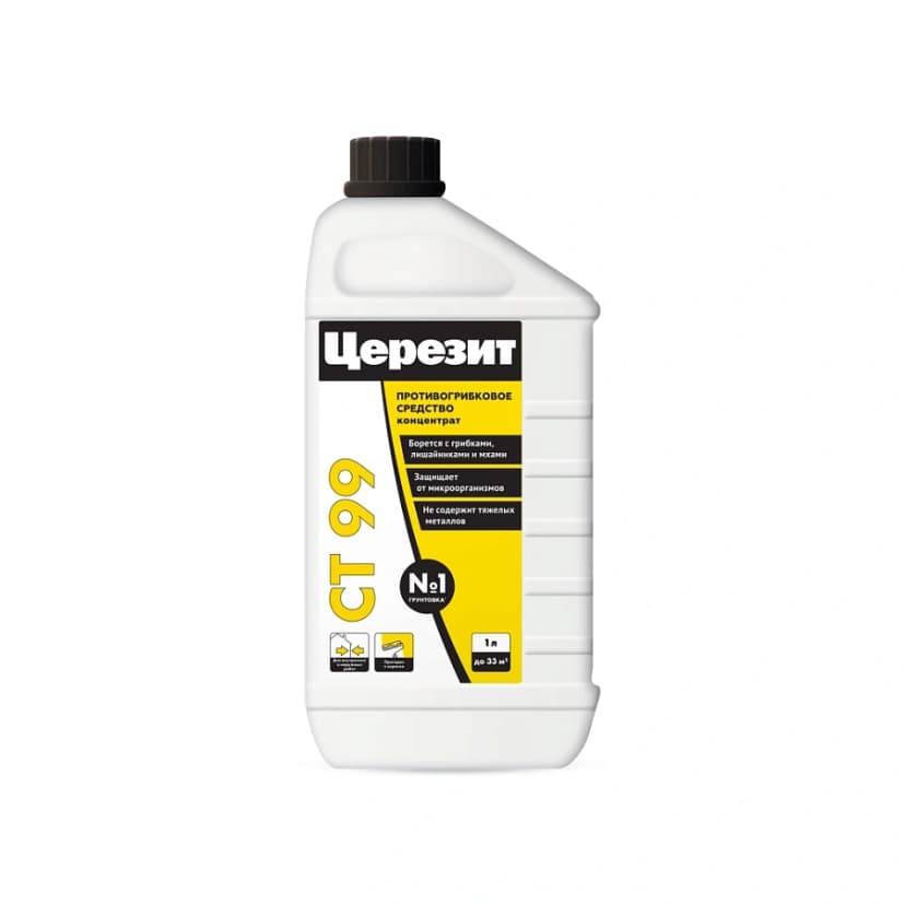 Средство противогрибковое Ceresit CT 99, концентрат, 1 л 1