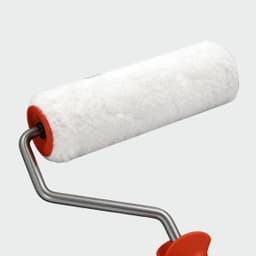Валик DECOR БЕЛАЯ МИКРОФИБРА 180мм, d42мм, бюг.8мм, ворс 10мм 3
