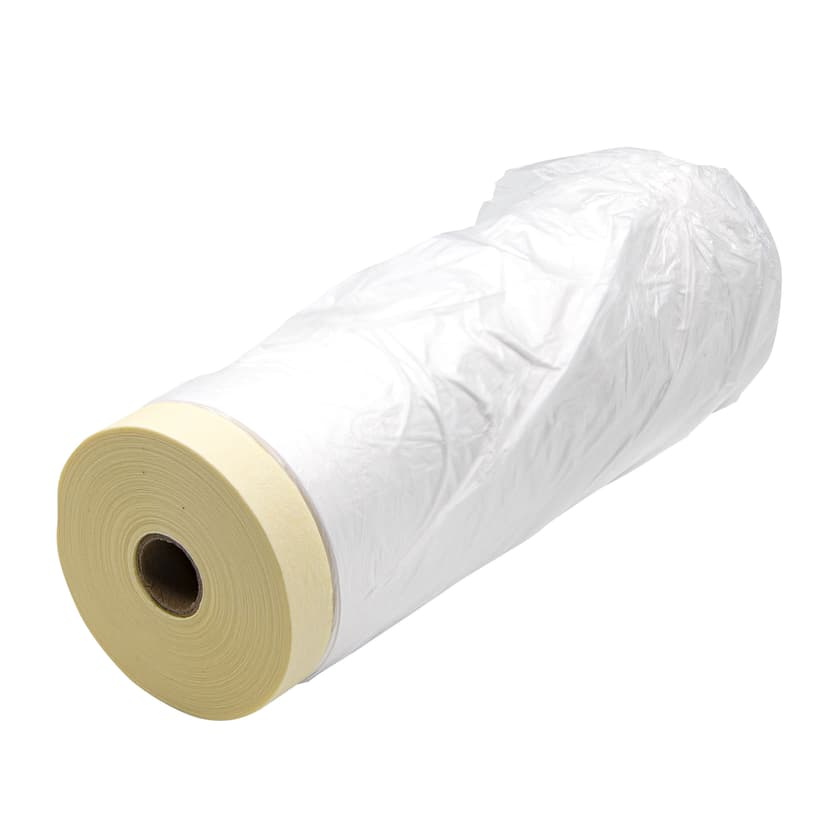 Пленка защитная РемоКолор с малярной лентой HDPE, 3,5×25 м, 8 мкм 1