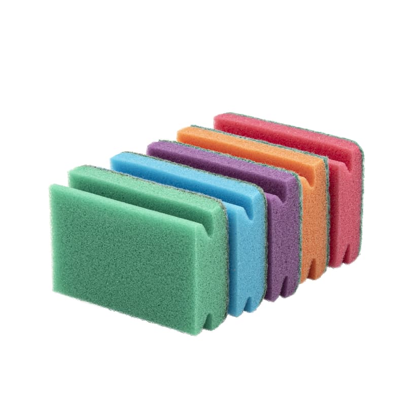Губки для мытья посуды Very Профиль 95×70×30 мм, 5 шт 1