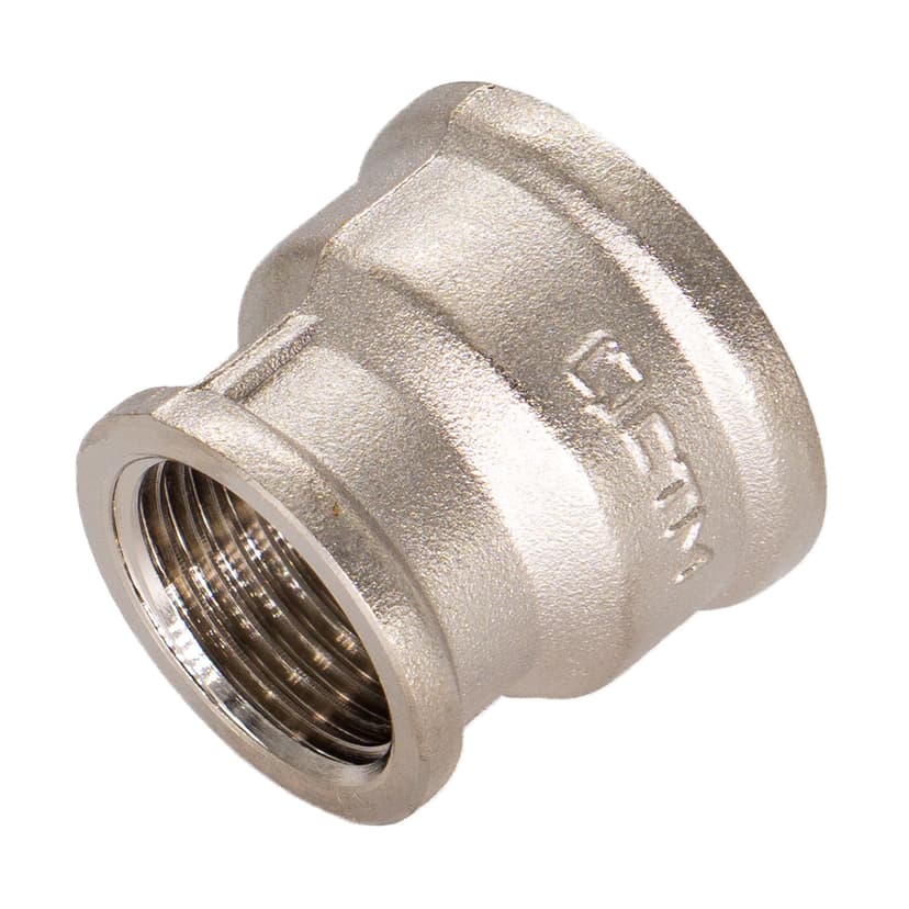 Муфта латунная переходная СТМ 3/4"×1/2" с внутренней резьбой 1