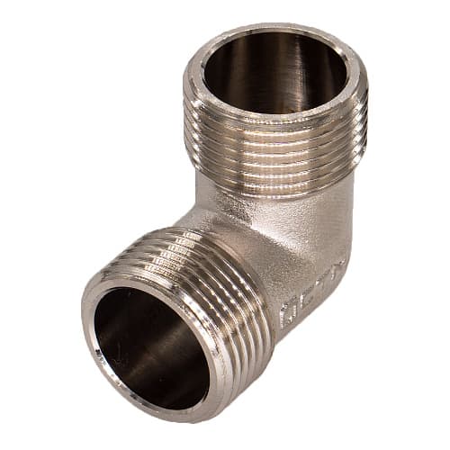 Угольник латунный СТМ 1/2" с наружной резьбой