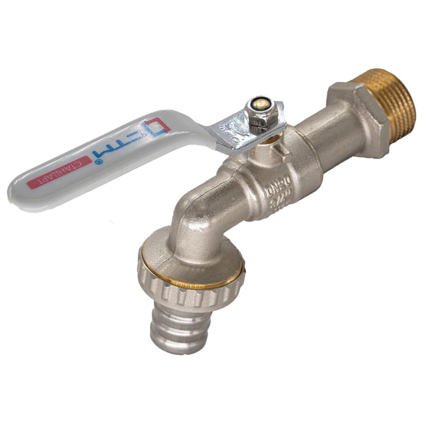 Кран водоразборный латунный AQUALINK 3/4", рычаг 1