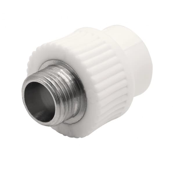 Муфта переходная полипропиленовая РемоКолор PP-R 20 мм×1/2", наружная резьба