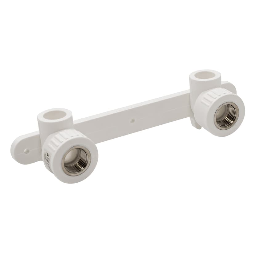 Комплект настенный полипропиленовый Meerplast PP-R 20 мм×1/2", для смесителя 1