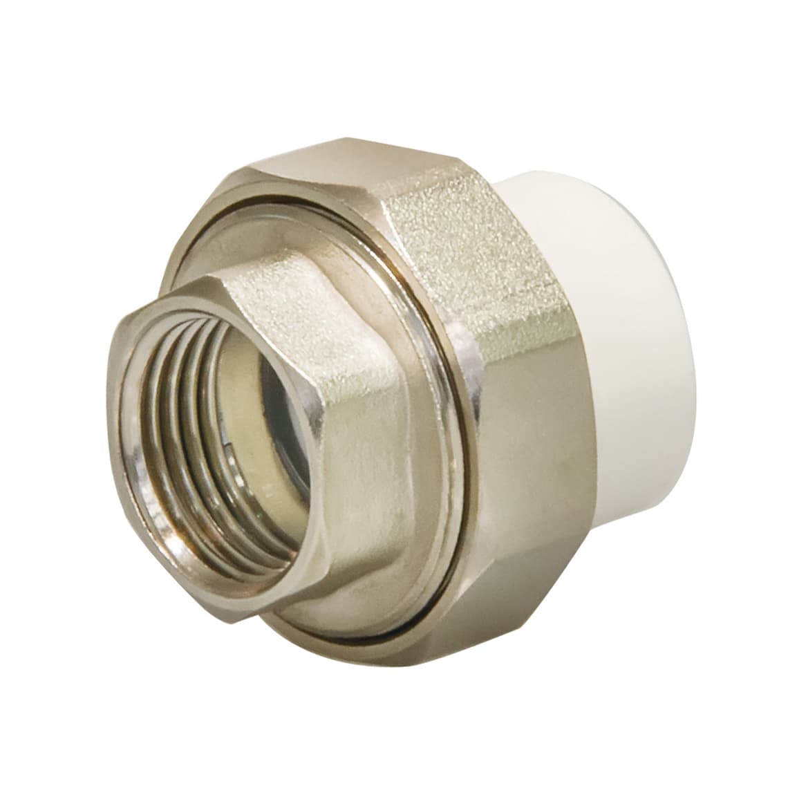 Муфта разъёмная полипропиленовая СТМ PP-R 20 мм×1/2", американка, внутренняя резьба