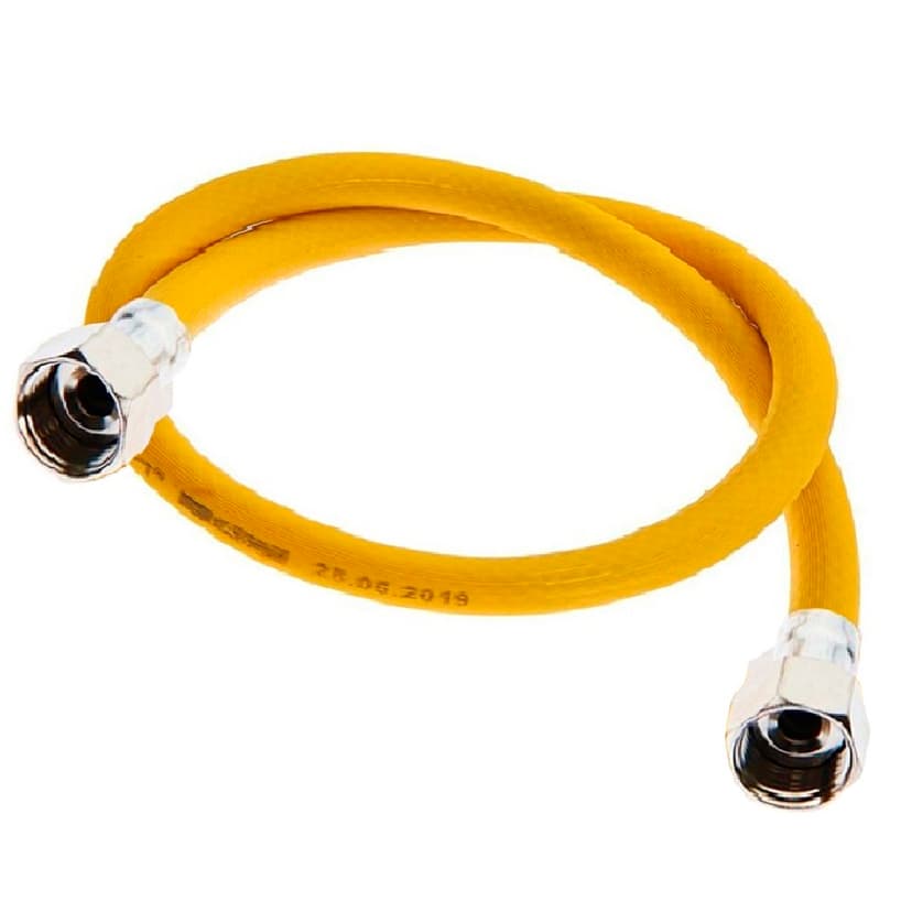 Подводка для газа ELKA гибкая ПВХ, 1/2", гайка/гайка, 80 см 1