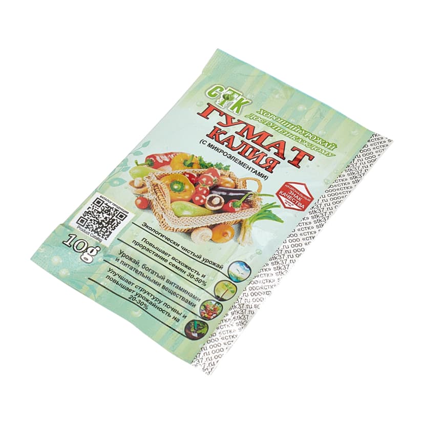 Гумат калия СТК, стимулятор роста, 10 г 1