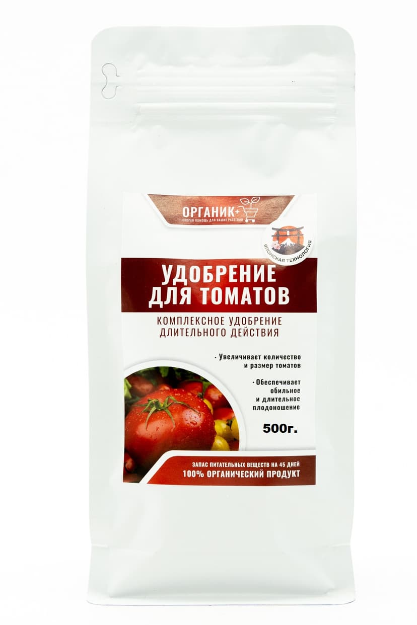 Удобрение органическое Органик+ для томатов, 500 г 1