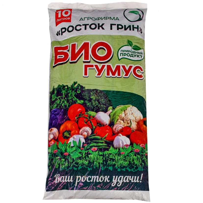 Биогумус концентрат сухой Росток Грин, 10 л 1
