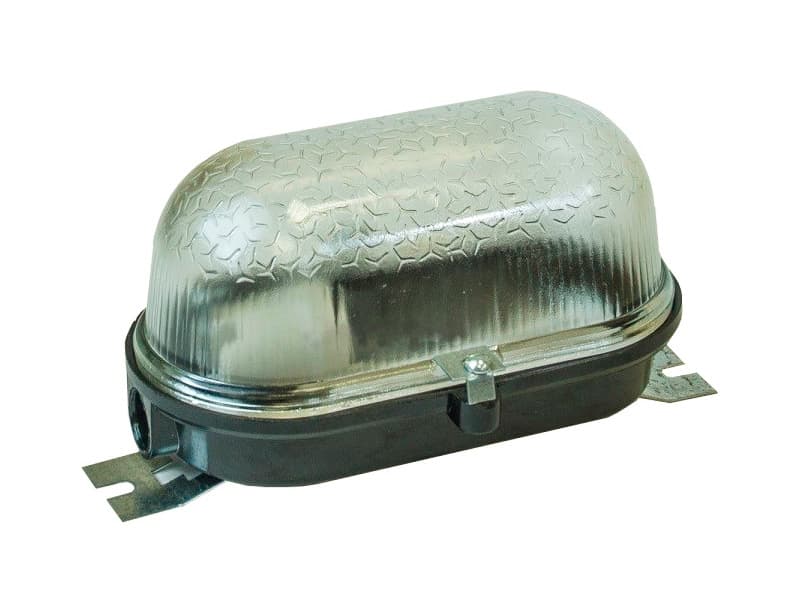 Светильник ЖКХ НБП 01-60-001, IP53, овал, силикатное стекло, чёрный 1