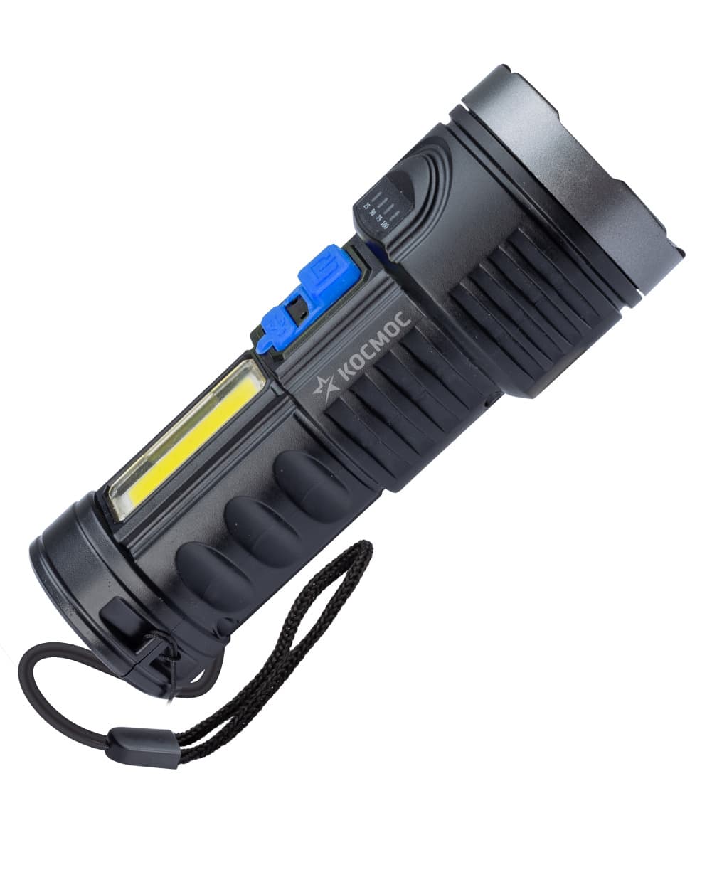 Фонарь Космос KOS115Lit светодиодный 3Вт, IP53, 4 режима, аккумуляторный, USB