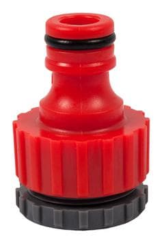 Штуцер для шланга QUATTRO ELEMENTI внутренняя резьба 1/2" и 3/4" пластик 3