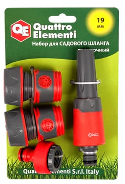 Набор поливочный QUATTRO ELEMENTI 4 предмета 3/4" 1