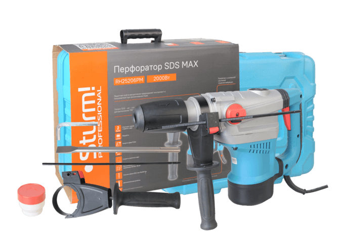 Перфоратор STURM RH25206PM SDS-MAX 2000 Вт 3