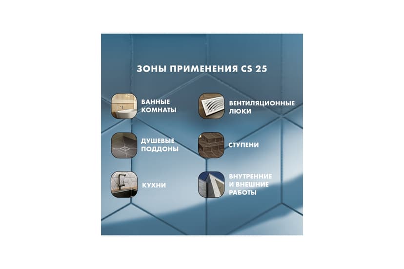 Затирка силиконовая Ceresit CS 25 для швов 2-5 мм, прозрачный 5