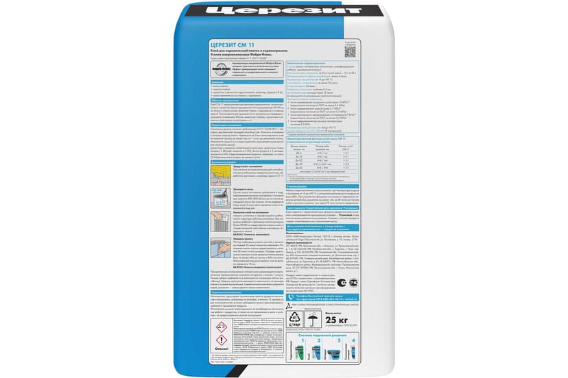 Клей для плитки Ceresit CM 11 PRO, 25 кг 11