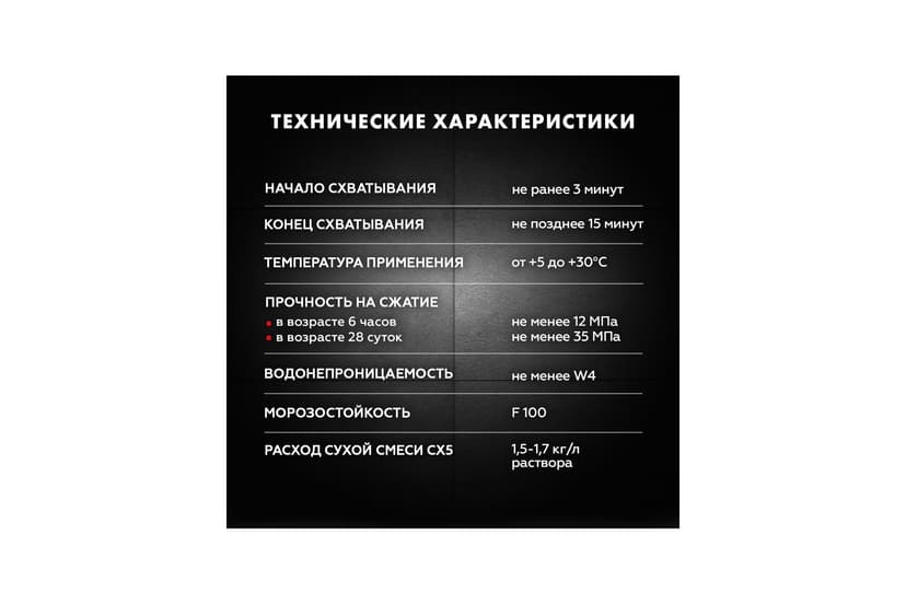 Цемент монтажный водоостанавливающий Ceresit CX 5, 2 кг 6