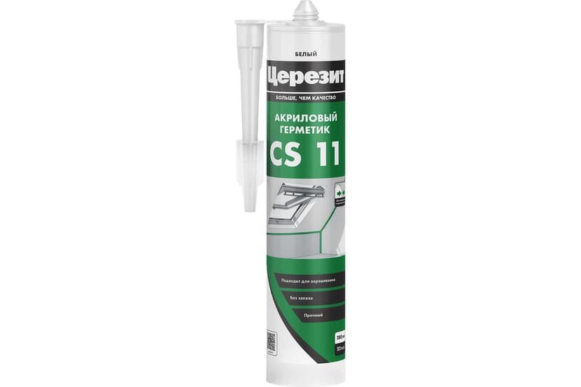Герметик акриловый Ceresit CS 11, белый 1