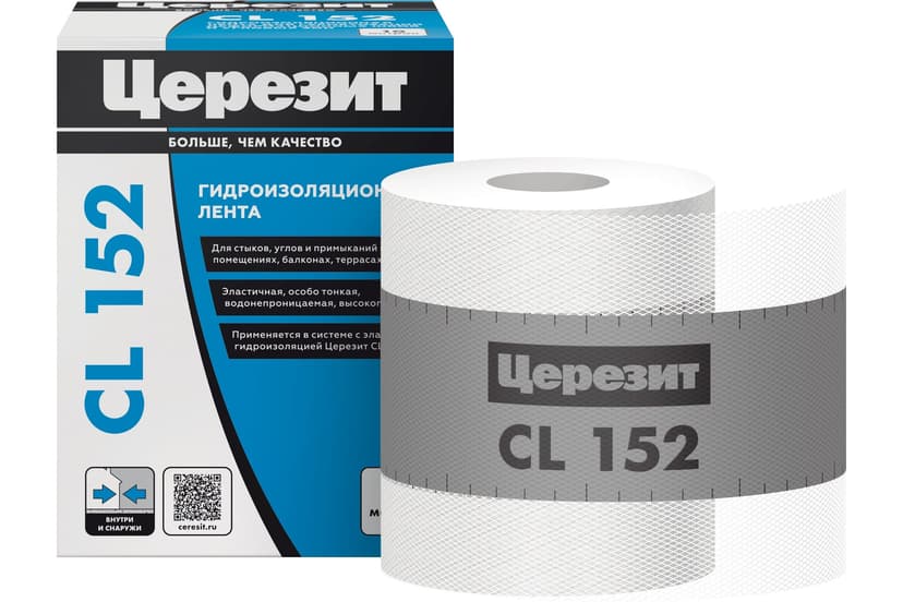 Лента уплотнительная Ceresit CL 152, 10 м 2