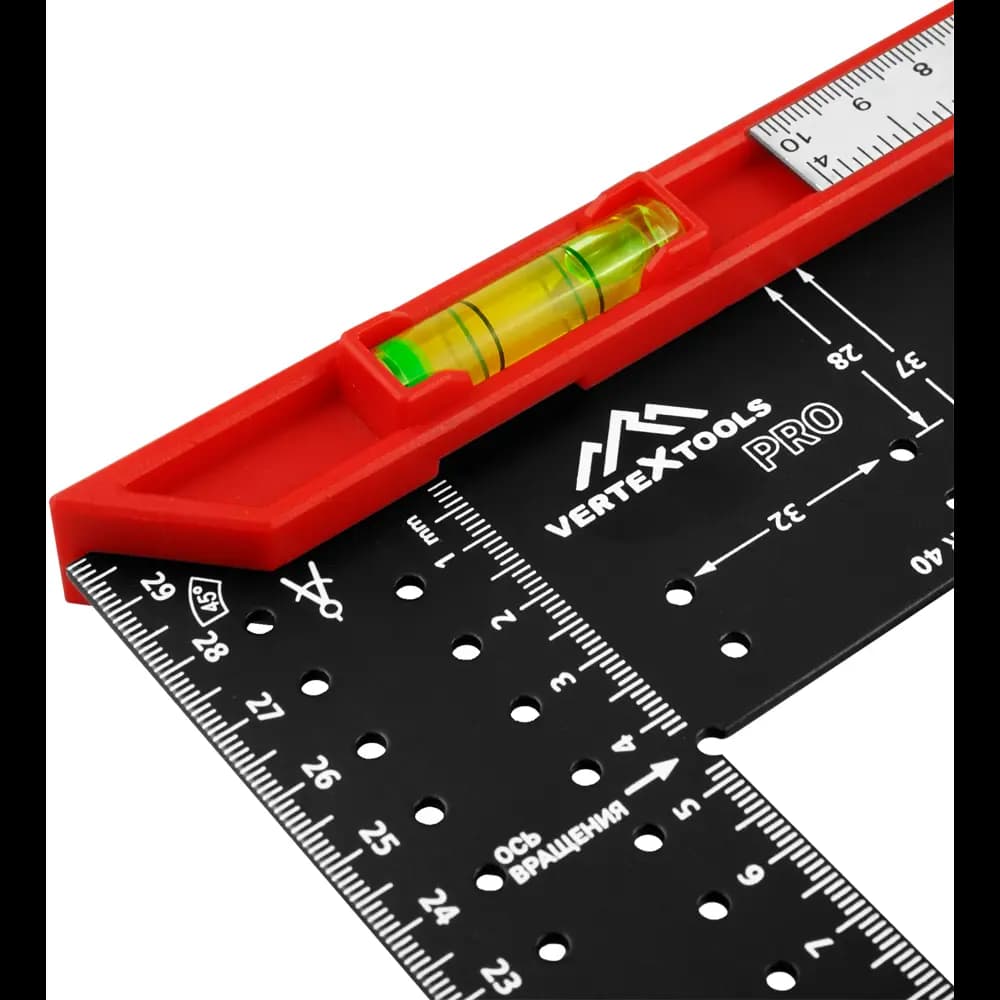 Угольник универсальный VERTEXTOOLS PROFI для маркировки, сталь