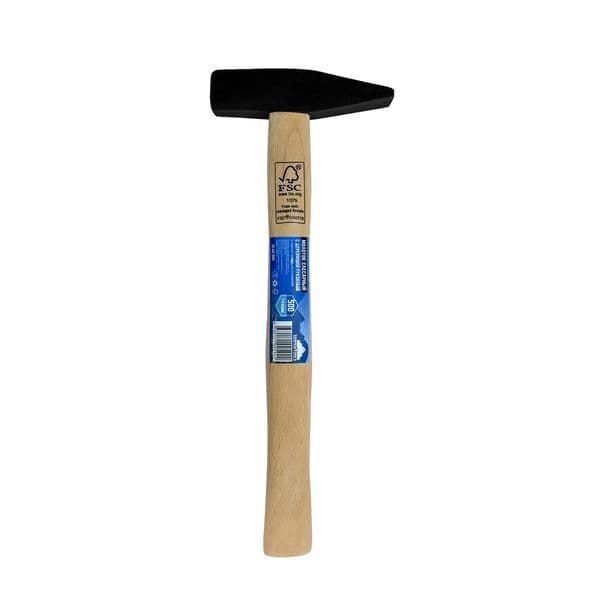 Молоток слесарный VERTEXTOOLS 500 г, квадратный боёк, рукоятка FSC