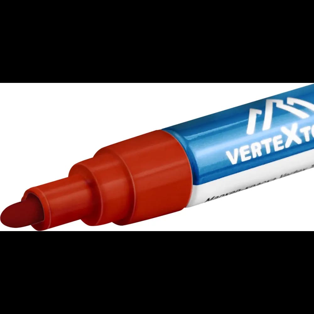 Маркер-краска строительный VERTEXTOOLS красный