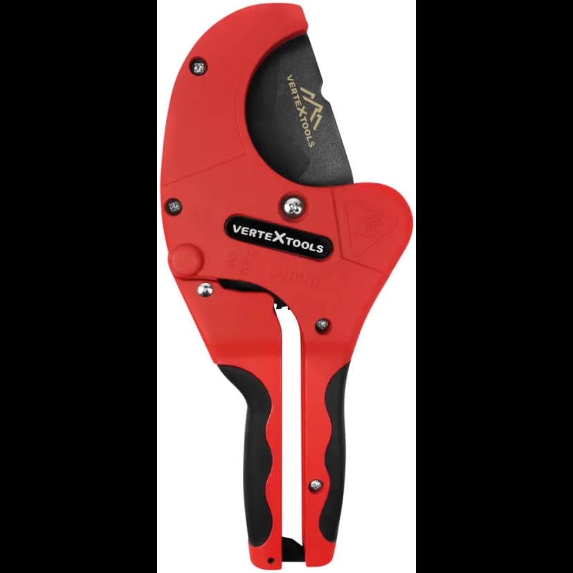 Ножницы для пластиковых труб VERTEXTOOLS PRO 64 мм, храповой механизм 6