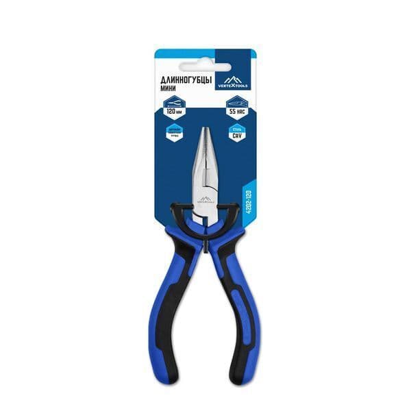 Длинногубцы VERTEXTOOLS мини 120 мм
