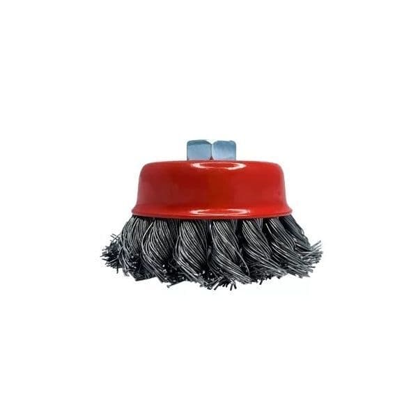 Кордщетка чашеобразная VERTEXTOOLS 65 мм, М14, витая, жёсткая