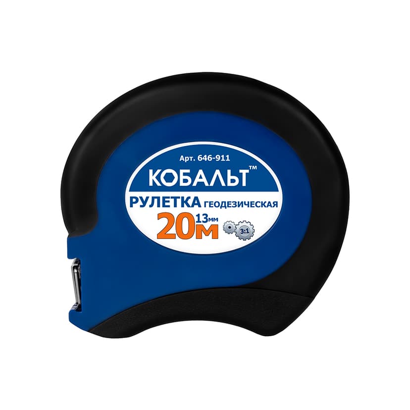 Рулетка геодезическая Кобальт 20 м стальная лента 1