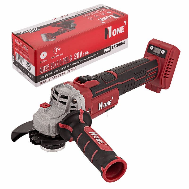 УШМ аккумуляторная AG125-20/2.0-PRO-B 125 мм 6