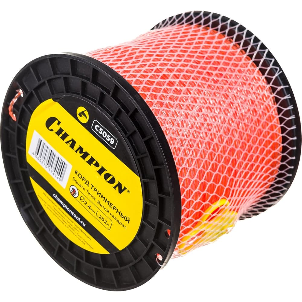 Корд для триммера CHAMPION Square Twist DUO 2.4мм×262м
