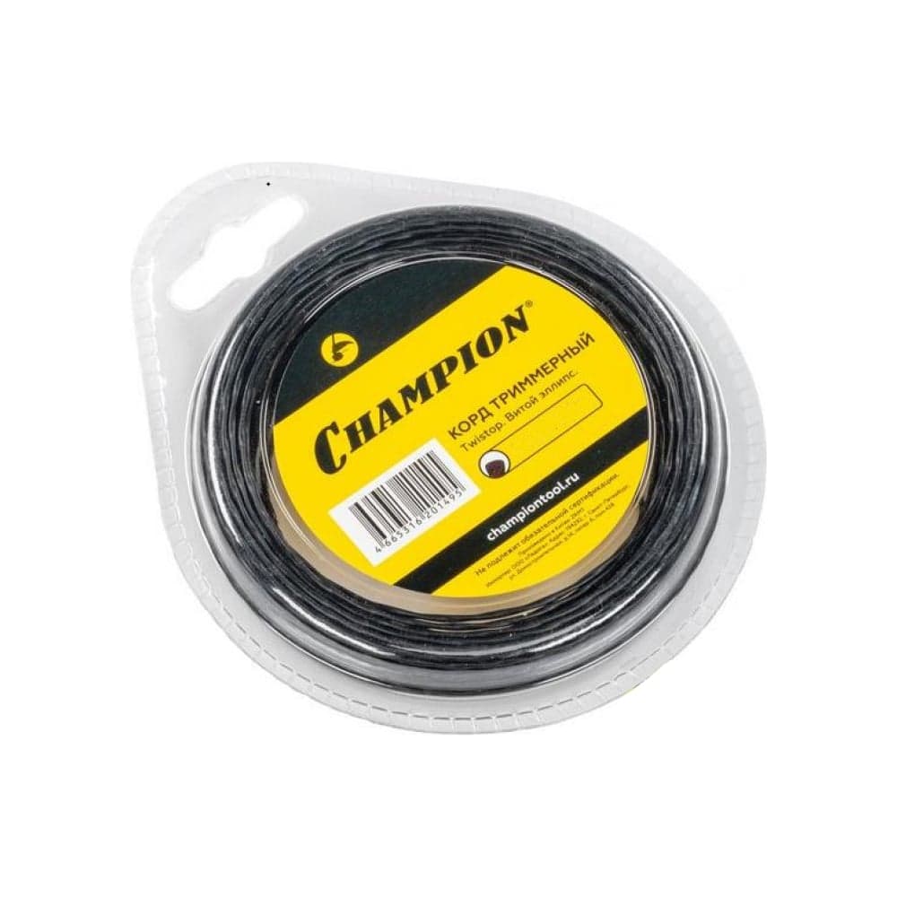 Корд для триммера CHAMPION Ellipse Twist 3.0мм×15м