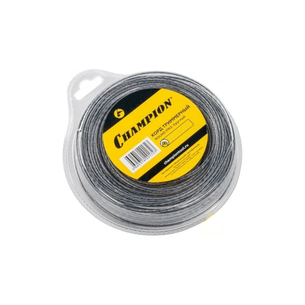 Корд для триммера CHAMPION TI-LON 2.4мм×15м