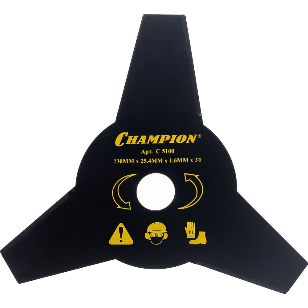 Нож для жёсткой травы Champion 3 зуба Ø230 мм тип A