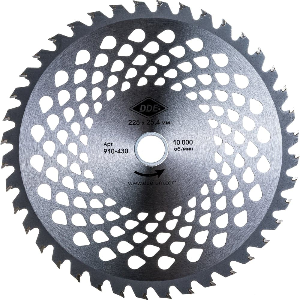 Диск для кустореза DDE WOOD CUT 40 зубьев 225 мм