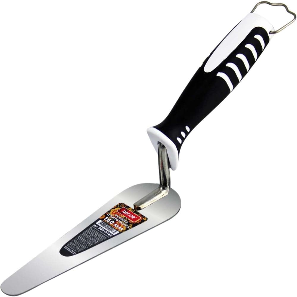 Кельма DЕCOR плиточника 50х160 мм, толщина 1,0 мм