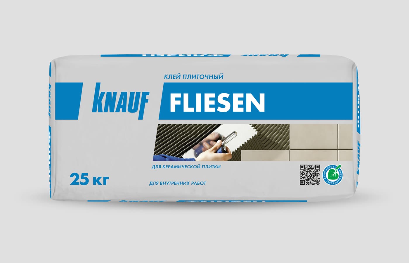 Клей плиточный KNAUF Флизен для керамической плитки, для внутренних работ, 25 кг