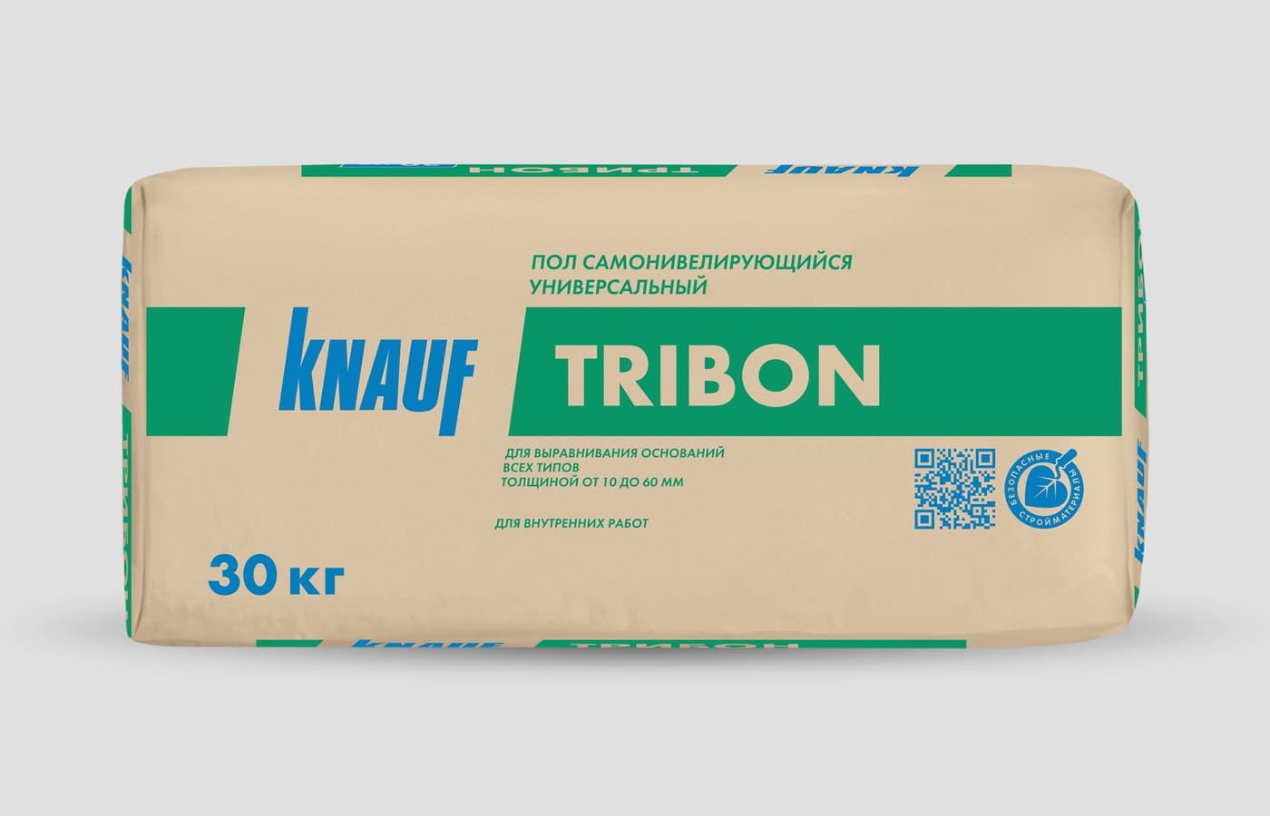 Наливной пол универсальный KNAUF Трибон, слой 10-60 мм, 30 кг