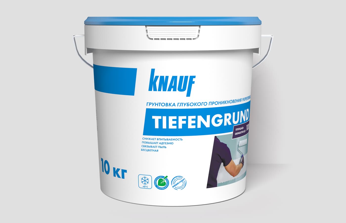 Грунтовка укрепляющая глубокого проникновения KNAUF Тифенгрунд, 10 кг