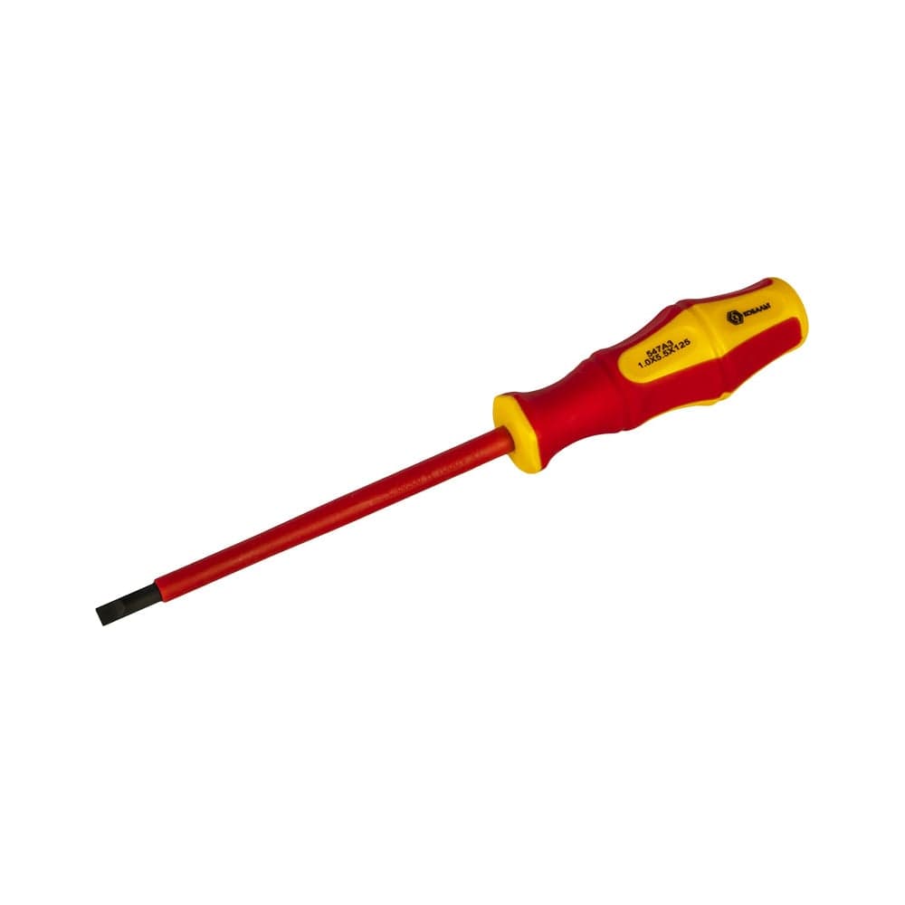 Отвертка диэлектрическая Кобальт Ultra Grip SL5,5×125 мм