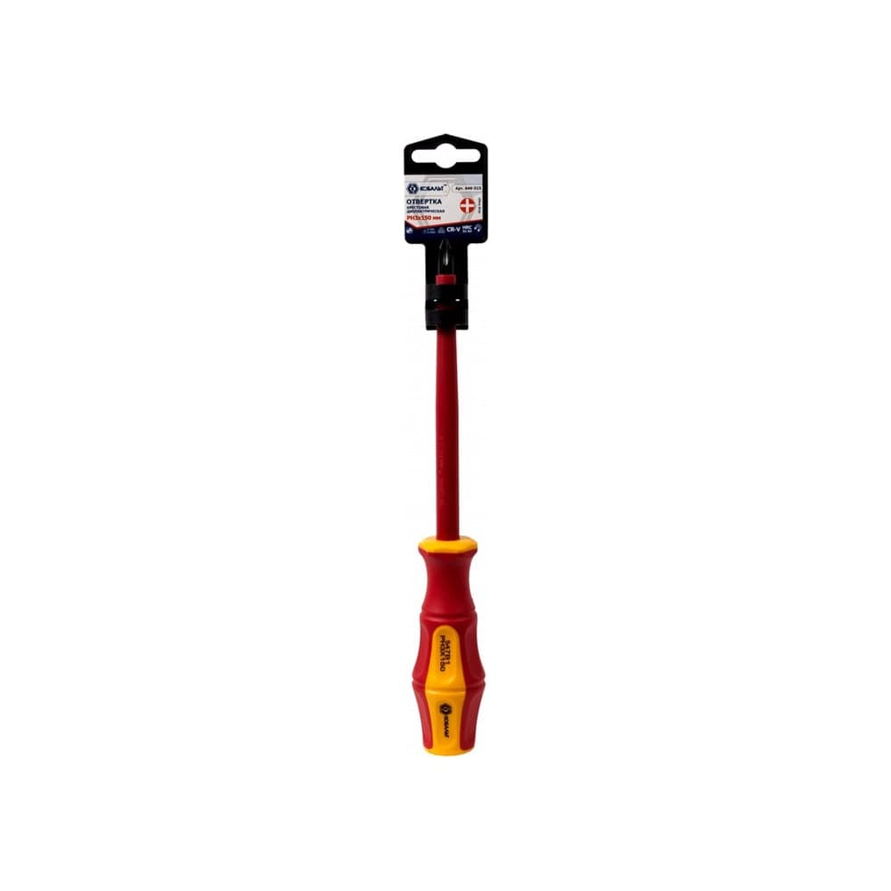 Отвертка диэлектрическая Кобальт Ultra Grip PH-3×150 мм