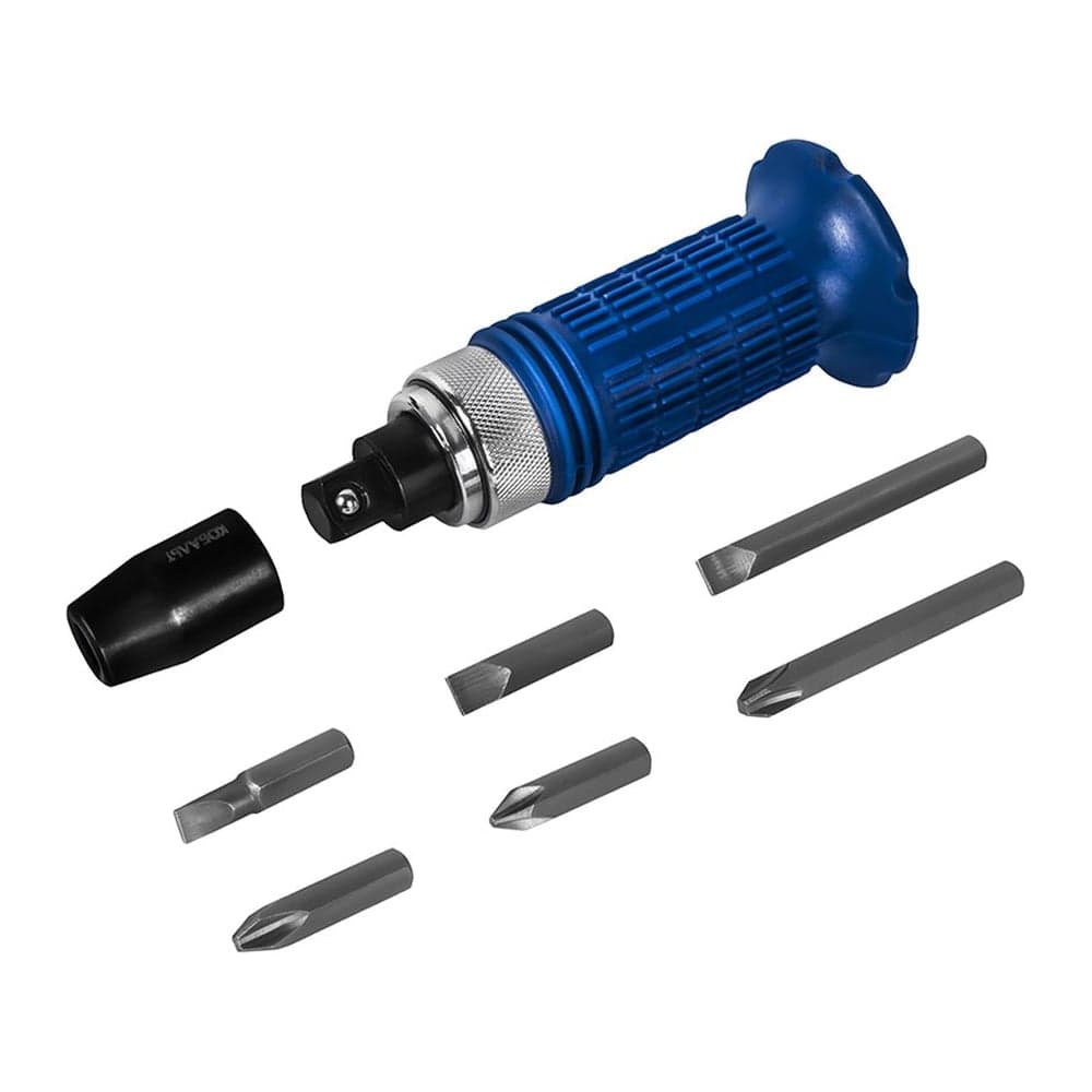 Отвертка ударно-поворотная Кобальт 1/2" с 6 битами
