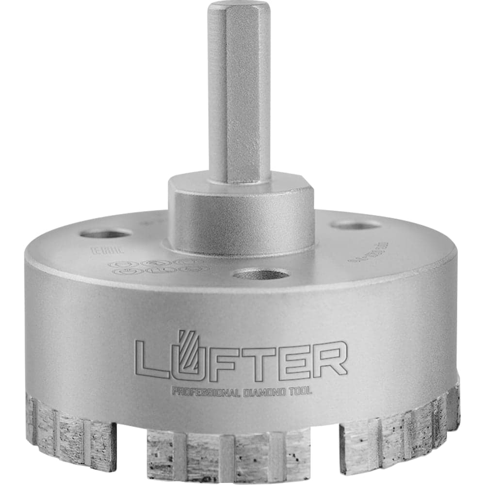 Коронка алмазная LUFTER Turbo Laser Ø70×47 мм, керамогранит
