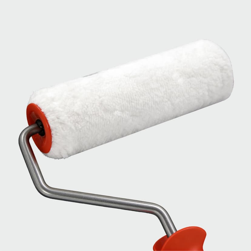 Валик DECOR БЕЛАЯ МИКРОФИБРА 180мм, d42мм, бюг.8мм, ворс 10мм 3