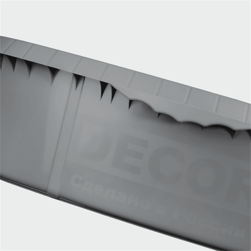Таз DECOR хозяйственный 21л 2К серый 2